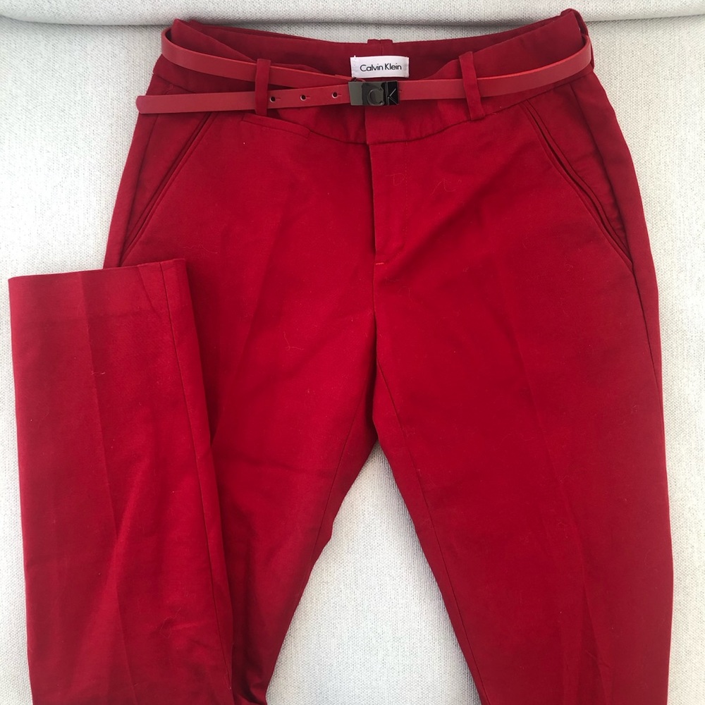 Calvin Klein Red Pants